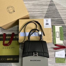 구찌 GUCCI  X 발렌시아가 아워글래스 스몰 탑 핸들백