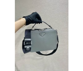 프라다 PRADA Brique Saffiano 브리크 크로스 백