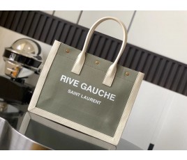 세인트로랑 YSL Rive Gauche 리브고쉬 토트백 (카키)