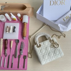 디올 DIOR 레이디 D-조이 토트 백